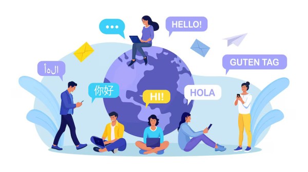 People Communicating Globally in Multiple Languages