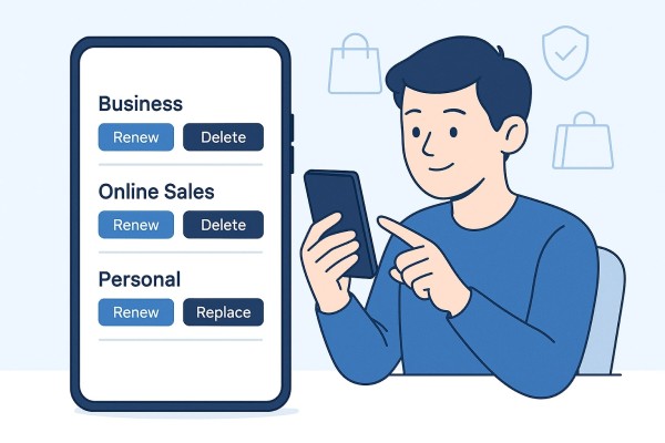 Three Women Communicate Online in a Stylized Office with Chat Bubbles and Laptops