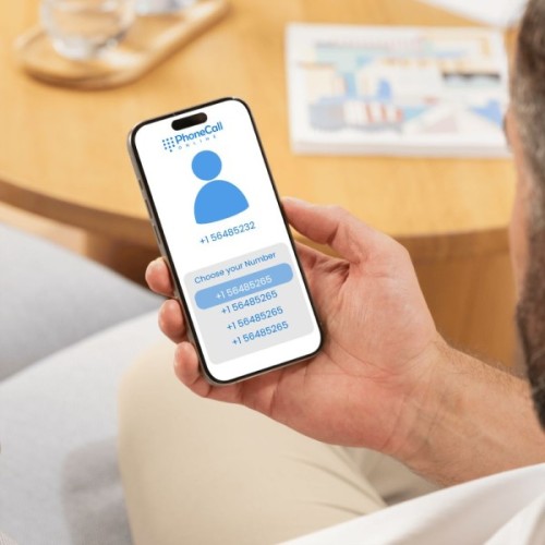 A Person Holding a Smartphone with an Interactive Phone Experience